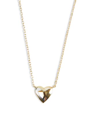 Argento Vivo - Heart Pendant Necklace, 16" + 2" extender