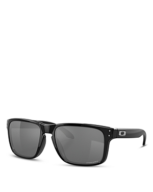 Oakley Holbrook Square Sunglasses, 57mm In Black/gray Solid