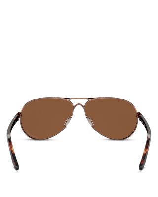 Feedback Aviator Sunglasses, 59mm
