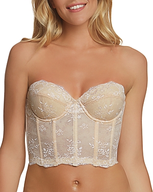 Dominique Intimates Taylor Low Back Bustier In Nude