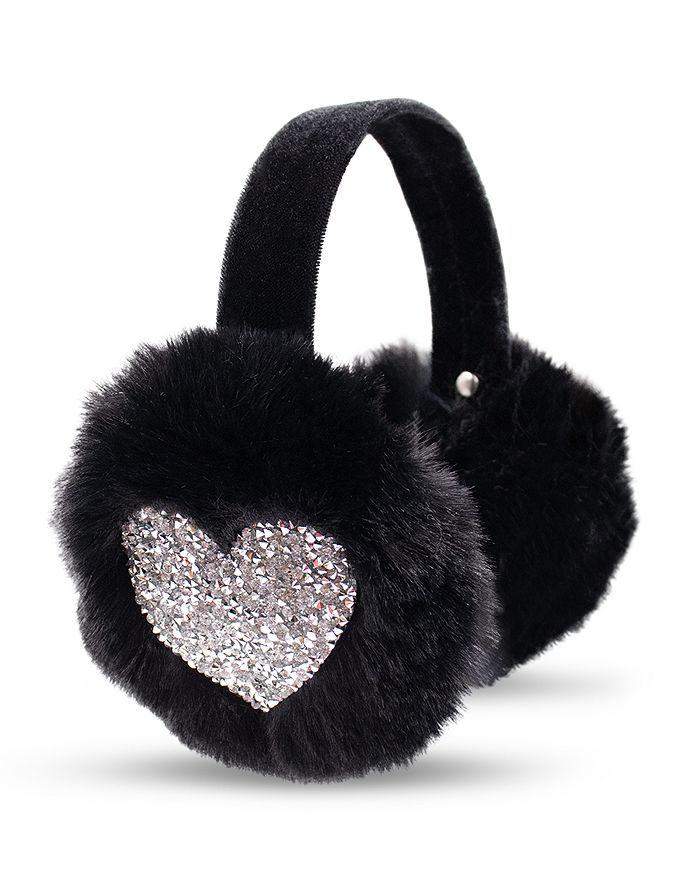 Surell Faux Rex Earmuff With Halo Band – Soft Fuzzy Fake Fur