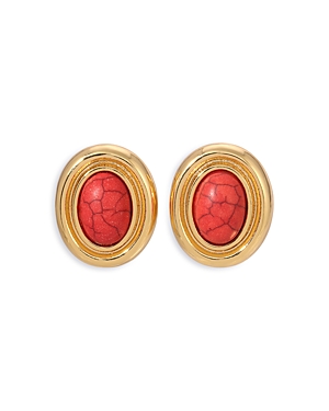 Shop Heaven Mayhem Prize Beaded Earrings In Red/gold