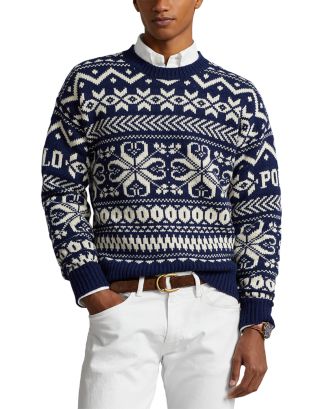 Polo Ralph Lauren Chunky Knit Snowflake Sweater | Bloomingdale's