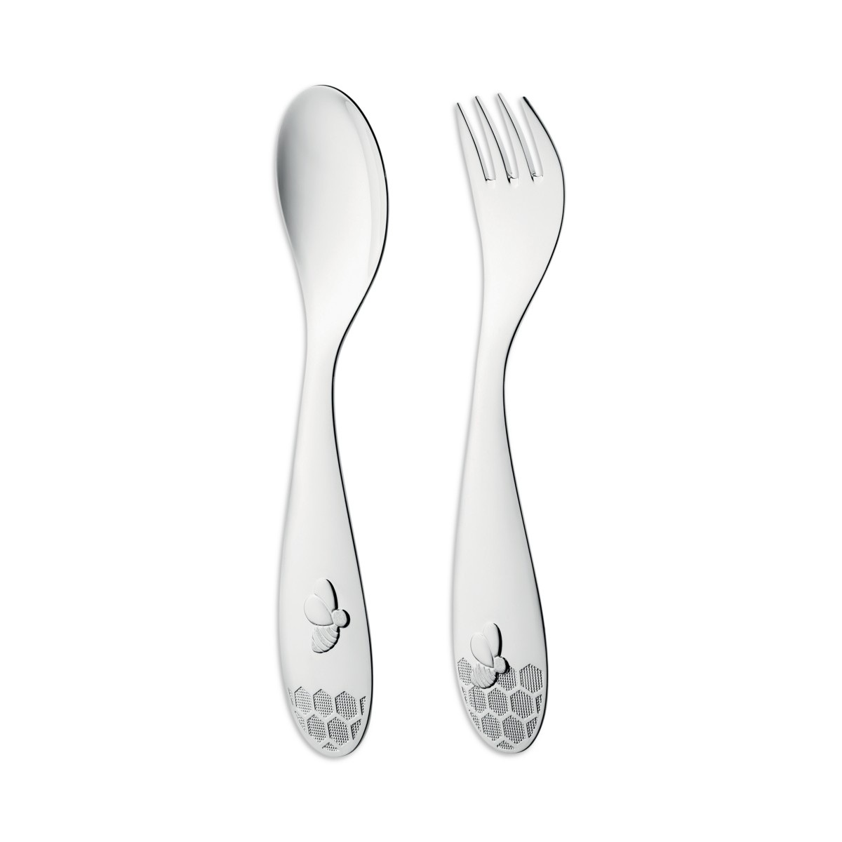 Christofle Beebee Baby Silverplated Flatware Set