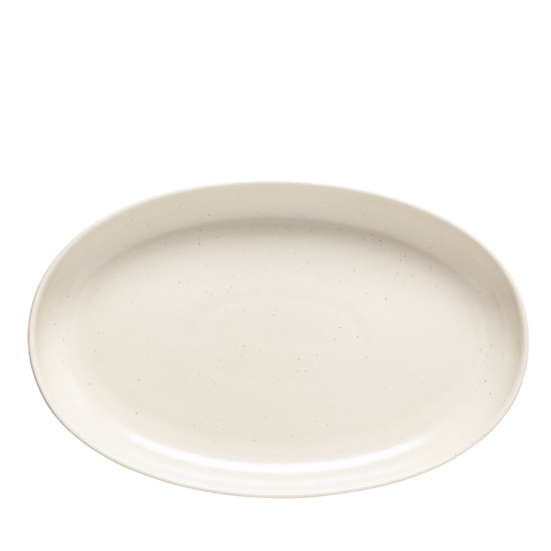 Costa Nova Pacifica 13 Oval Stoneware Platter In Vanilla