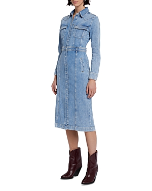 Shop 7 For All Mankind Luxe Dress In Morning Sky