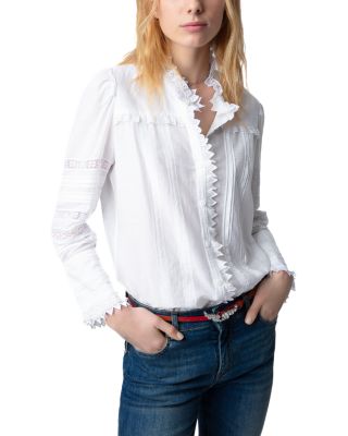 Zadig & Voltaire Trevy Tomboy Blouse | Bloomingdale's