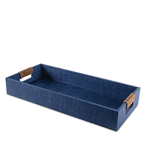 Regina Andrew Logia Rectangle Tray, Small In Blue