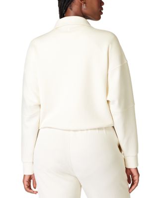 Sand Wash Funnel Neck Half Zip Sweatshirt & Sand Wash Drawstring Sweatpants