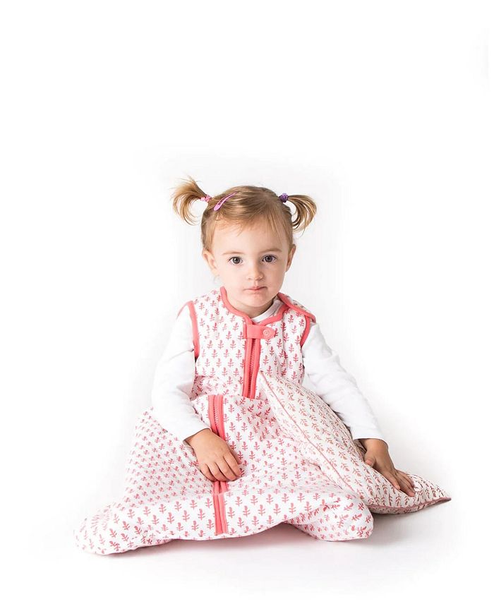 Shop Malabar Baby Unisex Large Winterweight Handmade Wearable Blanket - Baby, Little Kid In Pink City (pink & White)