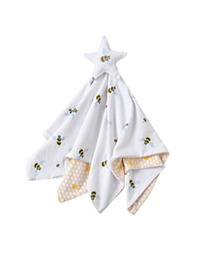 Malabar Baby Unisex Plush Security Blanket - Baby, Little Kid In Bee (white, Yellow & Grey)