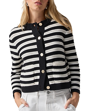 Shop Sanctuary Knit Jacket In Chalk And Black