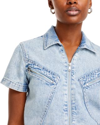 Brix Aviator Cotton Mini Dress