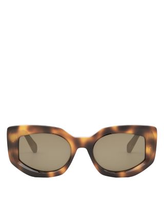 Bold 3 Dots Butterfly Sunglasses, 54mm
