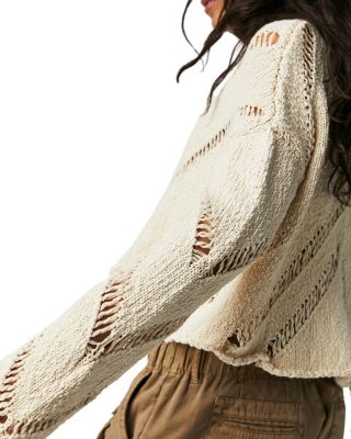 フリーピープル Free People Hayley Sweater レディース Sweaters Ocean Abyss Hayley Sweater Ocean Abyss – 3 Graces