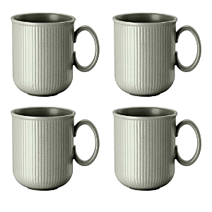 Rosenthal Thomas Clay Mugs, Set Of 4 In Gray