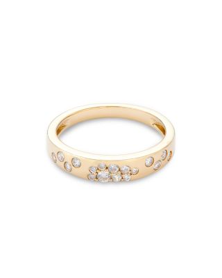 Diamond Scatter Ring in 14K Yellow Gold, 0.30 tcw
