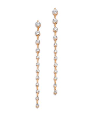 Bloomingdale's Fine Collection Diamond Linear Drop Earrings in 14K Yellow Gold, 1.0 ct. t. w.