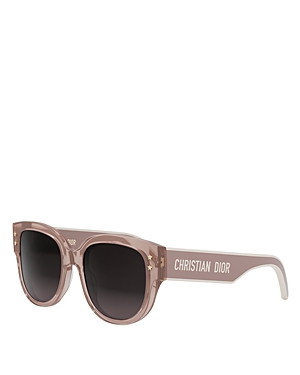 Shop Dior Pacific B2i Gradient Butterfly Sunglasses, 54mm In Pink/brown Gradient