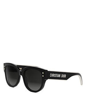 Shop Dior Pacific B2i Gradient Butterfly Sunglasses, 54mm In Black/gray Gradient