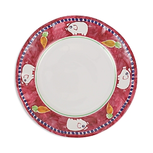 Shop Vietri Melamine Campagna Dinner Plate In Porco
