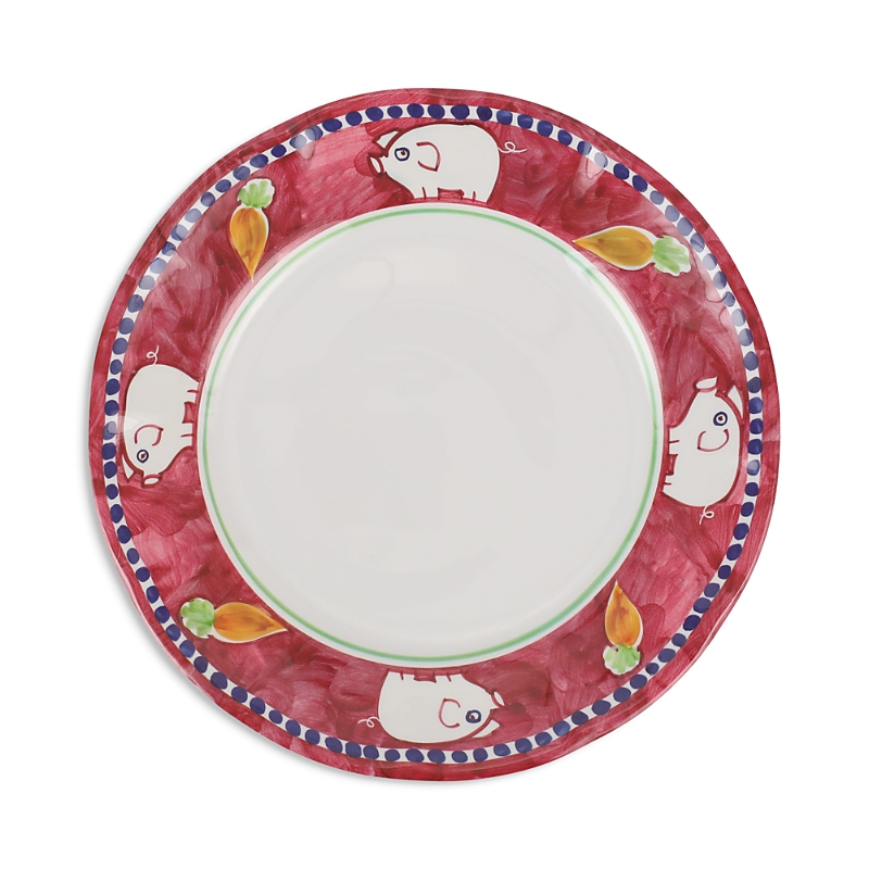 Vietri Melamine Campagna Porco Dinner Plate In Porco