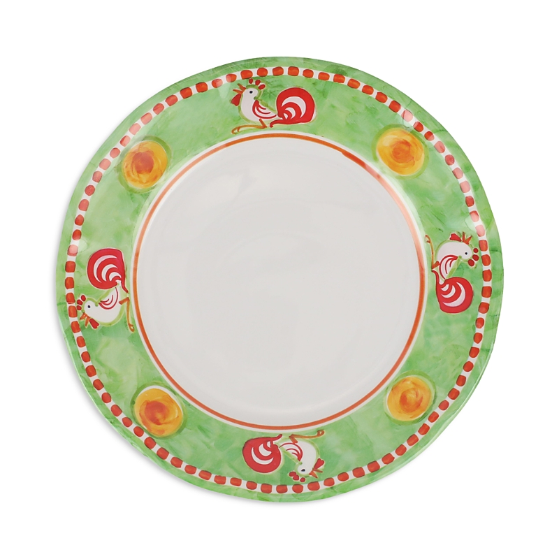 Vietri Melamine Campagna Gallina Dinner Plate In Gallina