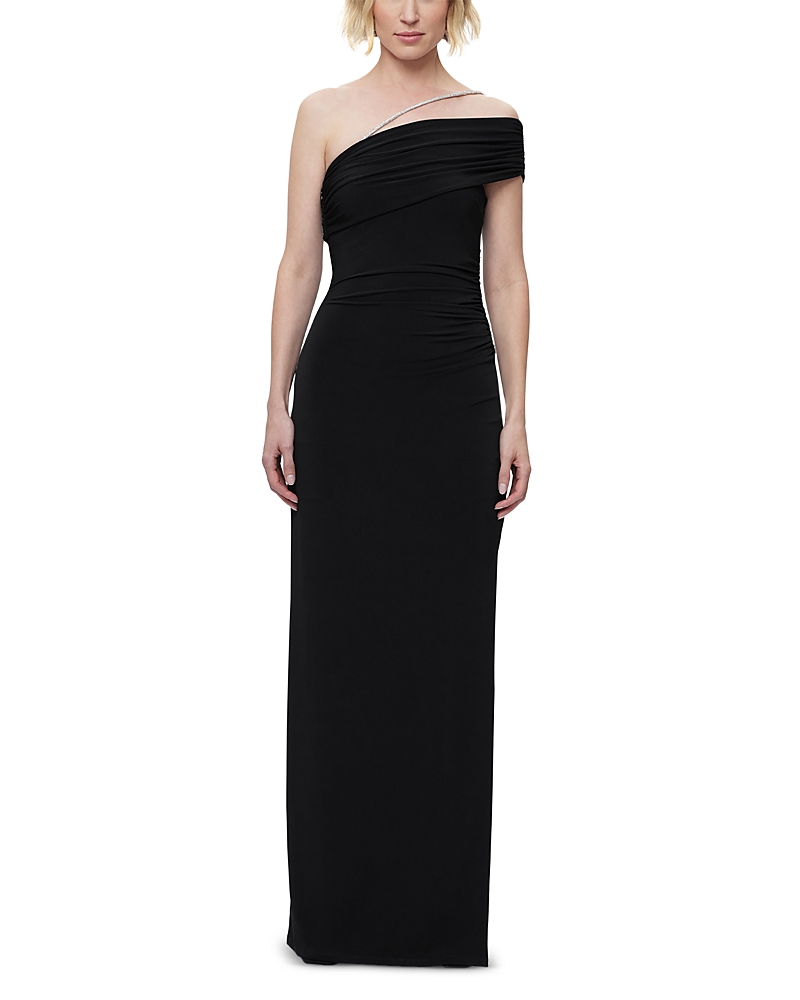 Herve Leger The Olivia Crystal Trim Gown