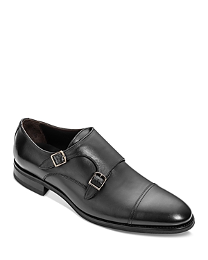 To Boot New York Hammill Cap Toe Double Monk Strap Shoe In Black