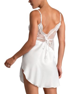 Marry Me Satin &amp; Lace Chemise