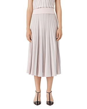 EMPORIO ARMANI PLEATED MIDI SKIRT