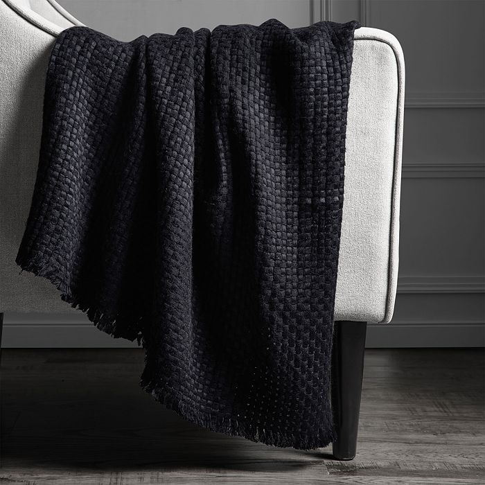 Donna Karan Home Serenity Basketweave Throw Bloomingdale's