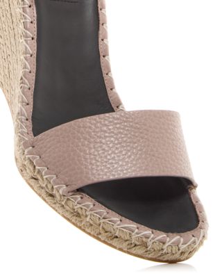 Double Rockstud Ankle-Strap Espadrille Wedge Sandals
