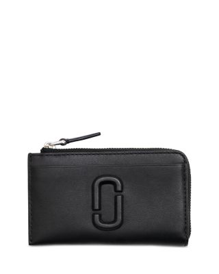 MARC JACOBS - The Leather J Marc Top Zip Multi Wallet