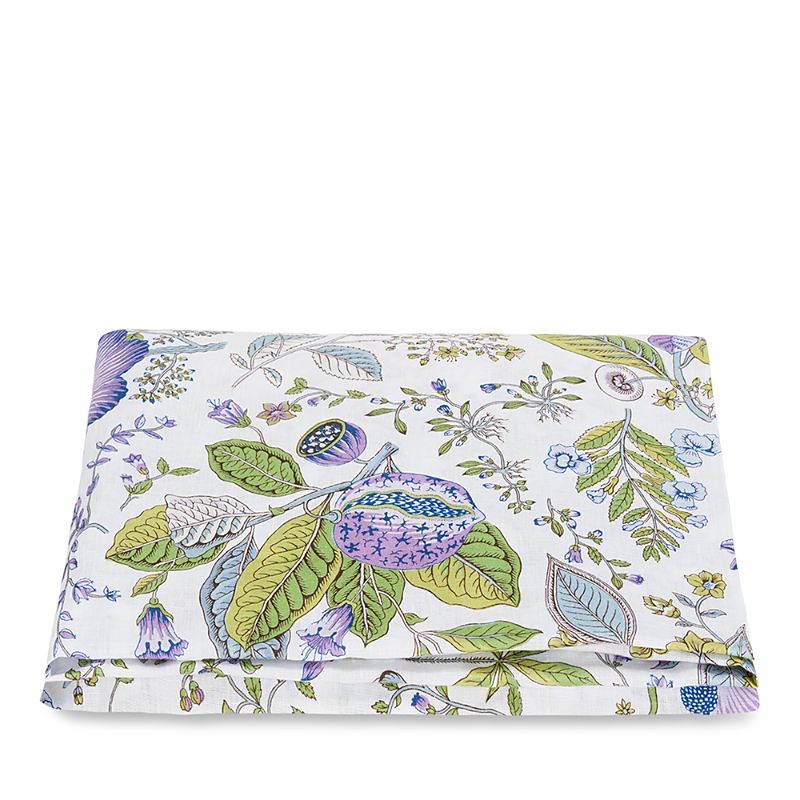 Matouk Pomegranate Linen Fitted Sheet, California King In Multi