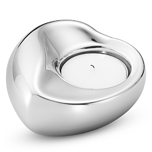 Shop Georg Jensen M'day Tealight Candle Holder In Silver