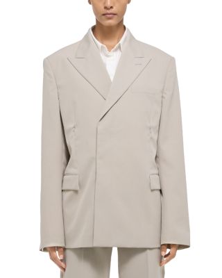 Helmut Lang - Wool Star Collar Car Blazer