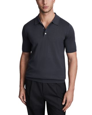 REISS Manor Merino Wool Slim Fit Polo Shirt Bloomingdale s