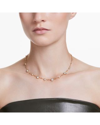 Imber Scattered Round Cut Necklace, 17.72"