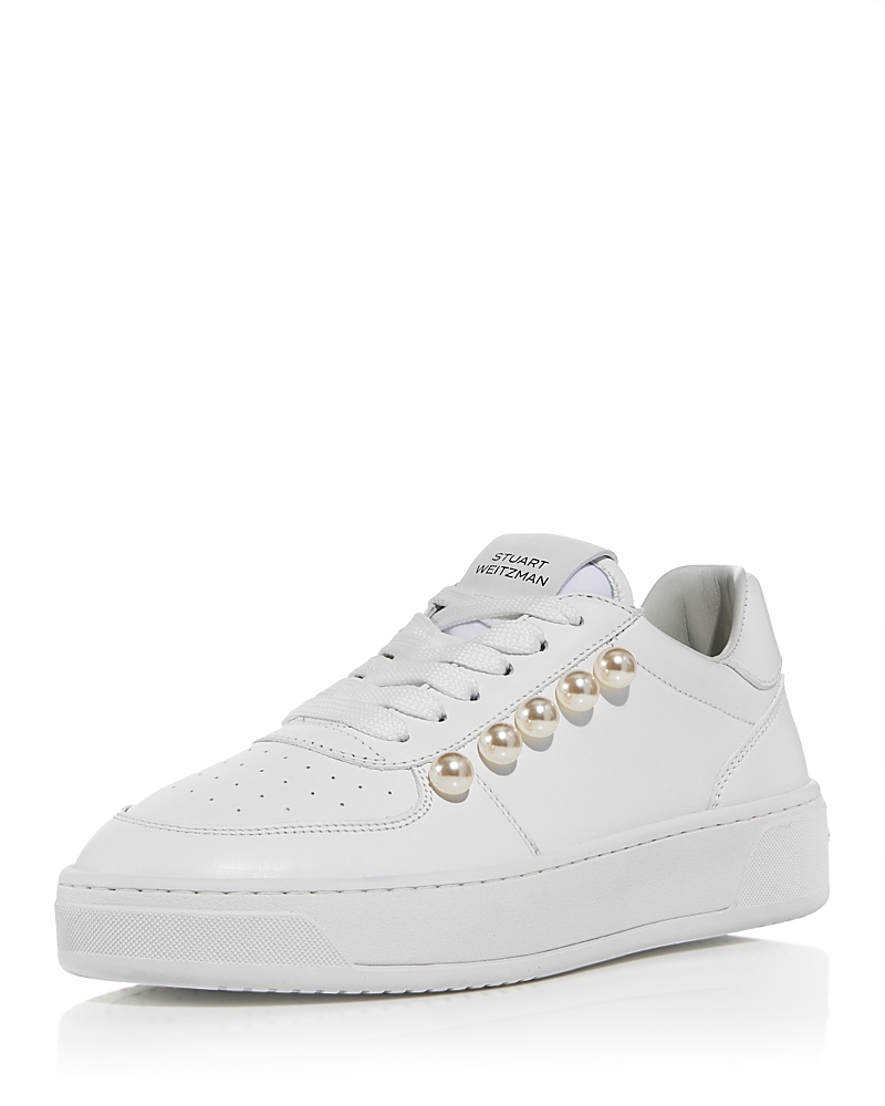 Stuart Weitzman Women's Sw Courtside Pearl Sneakers