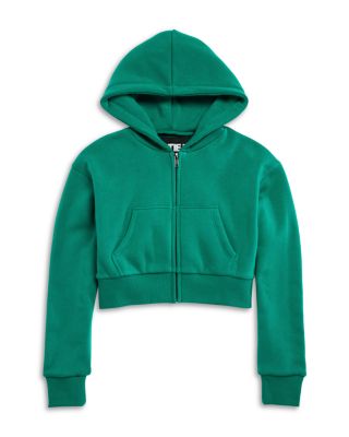 KatieJnyc Girls' Dylan Crop Zip Hoodie - Big Kid