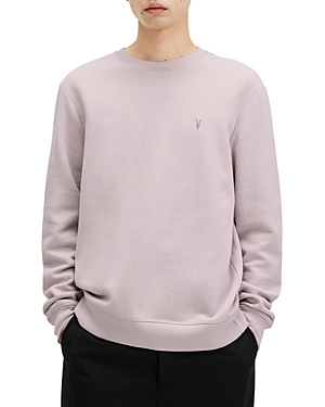 Allsaints Underground Crewneck Sweatshirt In Smokey Lilac