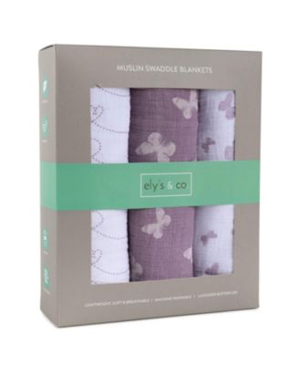 Unisex Cotton Muslin Swaddle Blanket 3 Pack - Baby