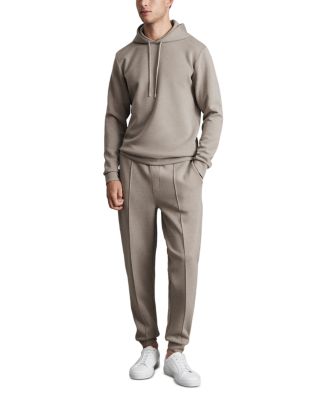 REISS - Fabien Interlock Regular Fit Hoodie & Premier Interlock Regular Fit Track Pants