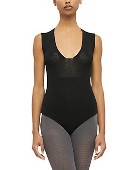 Wolford, Tops, Wolford Tokio Black Thong Body Suit Size Small