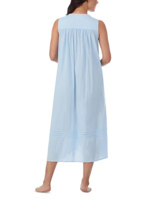 Cotton Pintucked Lace Trim Ballet Nightgown