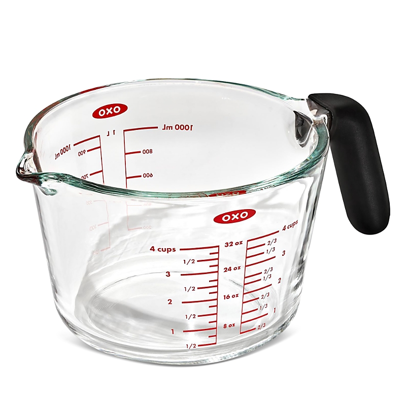 Oxo 4-cup Glass Measuring Cup In Clear