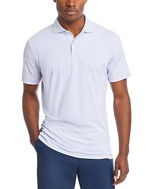 Shop Peter Millar Crown Crafted Ambrose Performance Jersey Polo In Misty Rose