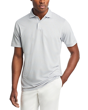 Shop Peter Millar Crown Crafted Ambrose Performance Jersey Polo In Khaki