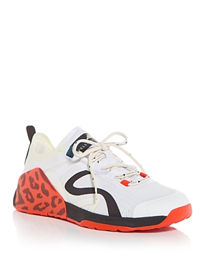 Shop Adidas By Stella Mccartney Women's Training Drop Low Top Sneakers In White/off White/active Orange